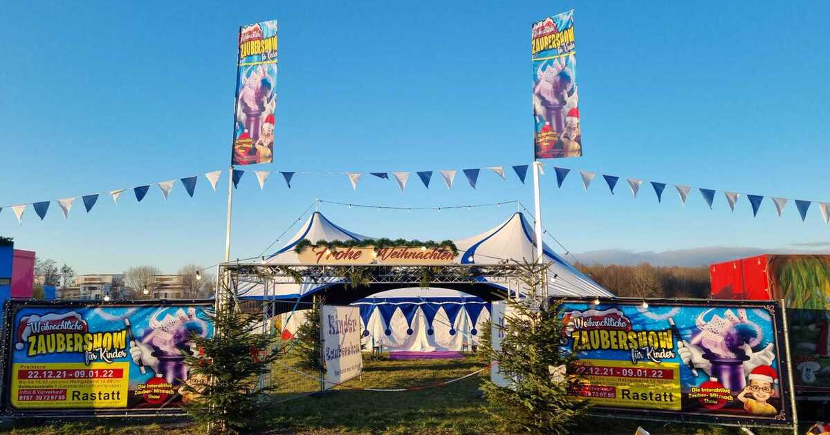 Weihnachtliche Zaubershow ist ab Dienstag zurück in Rastatt